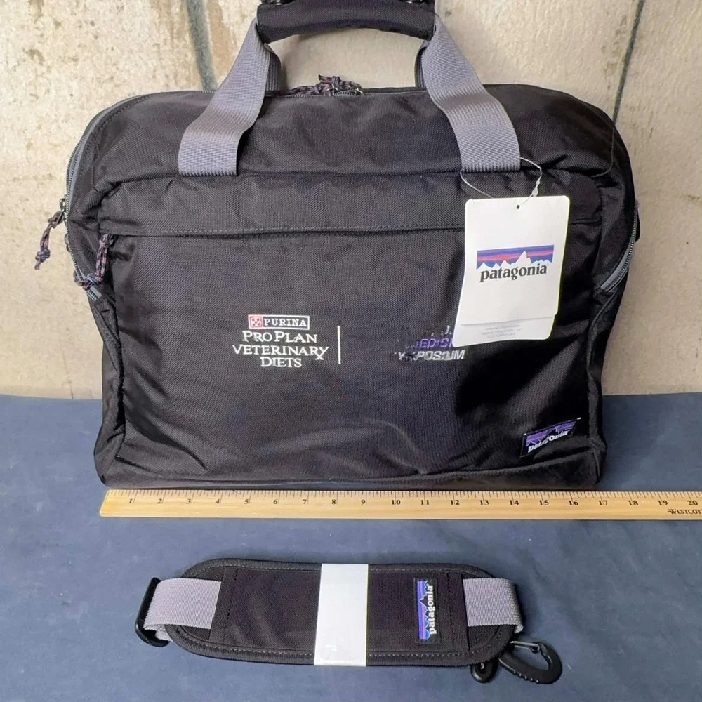 NEW Patagonia‎ Worn Wear Patagonia Headway Brief 22L Briefcase Bag  Strap Black